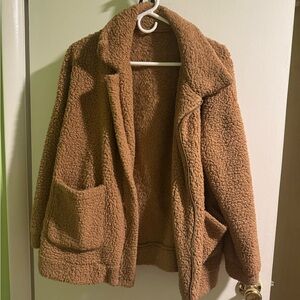 Teddy Coat Zip Up